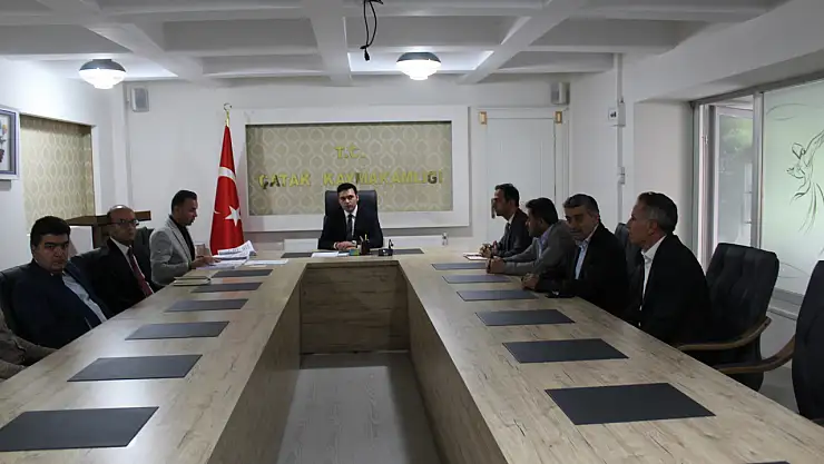 Çatak'ta SYDV mütevelli heyet toplantısı gerçekleşti