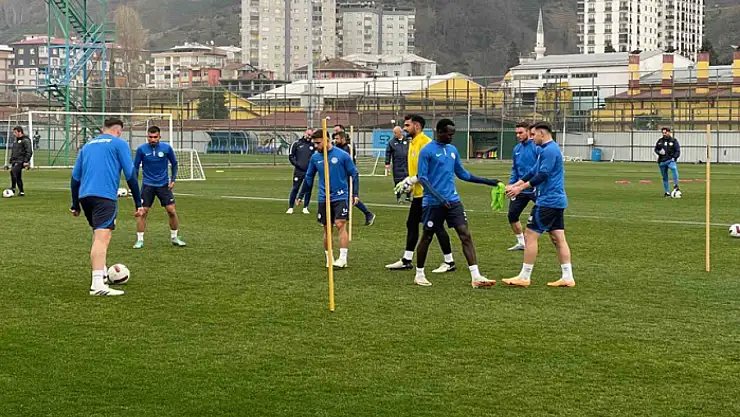Çaykur Rizespor, Galatasaray maçı hazırlıklarına başladı