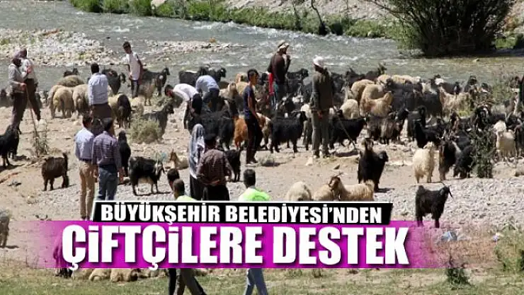 Büyükşehir'den ÇİFTÇİLERE DESTEK