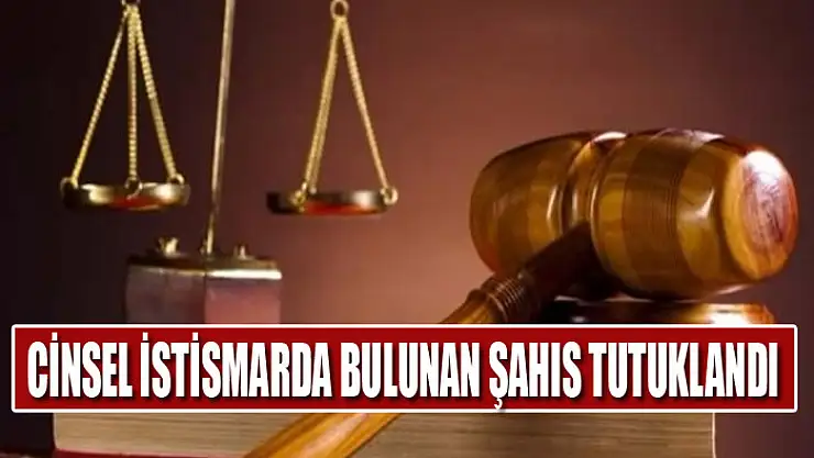 Cinsel istismarda bulunan şahıs tutuklandı