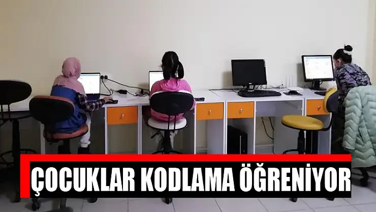 Çocuklar kodlama öğreniyor