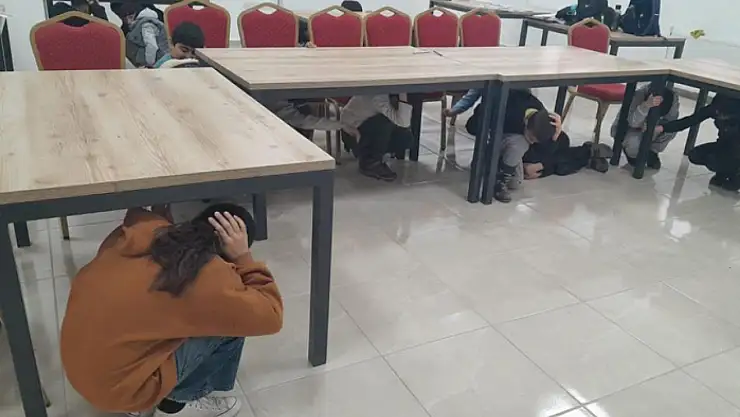 Çocuklara afet bilinci etkinliği