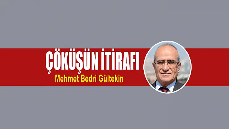Çöküşün itirafı