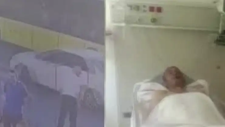 Çöp kamyonu, temizlik görevlisinin üstünden geçti