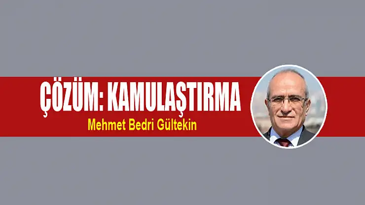Çözüm: Kamulaştırma