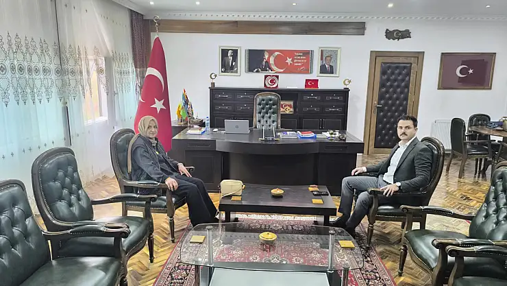 Cumhurbaşkanı Başdanışmanı Orhan'dan Kaymakam Arslanargun'a  ziyaret