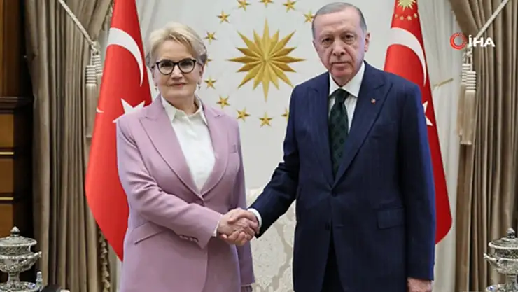 Cumhurbaşkanı Erdoğan, Meral Akşener'i kabul etti