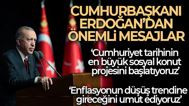 Cumhurbaşkanı Erdoğan'dan kritik kabine sonrası açıklamalar