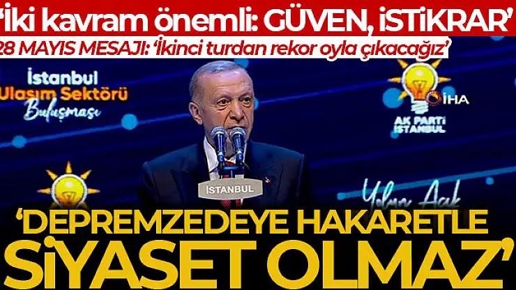Cumhurbaşkanı Erdoğan'dan önemli açıklamalar