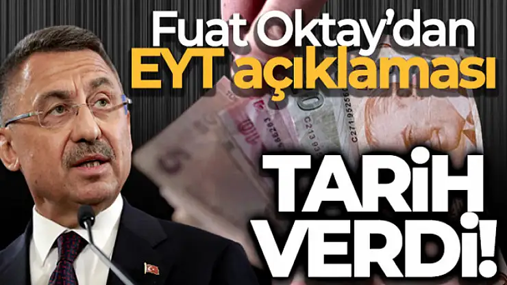 Cumhurbaşkanı Yardımcısı Oktay: 'EYT ile ilgili sorunu 1-2 haftada çözeceğiz'