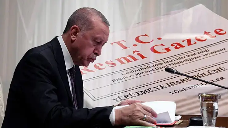 Cumhurbaşkanlığı tarafından yapılan atamalar Resmi Gazete'de