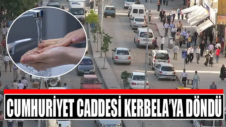 Cumhuriyet Caddesi Kerbela'ya döndü