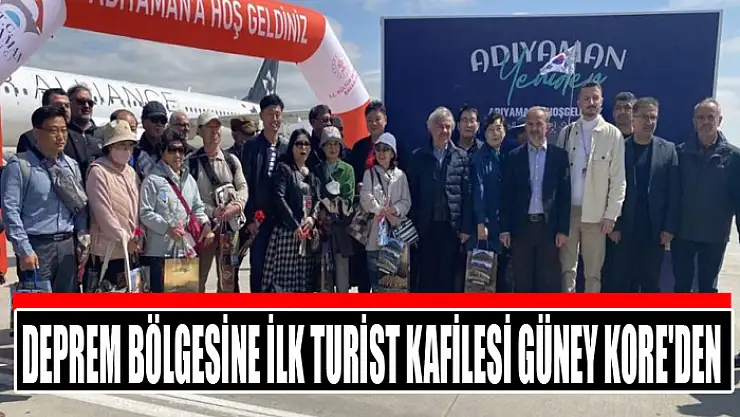 Deprem bölgesine ilk turist kafilesi Güney Kore'den