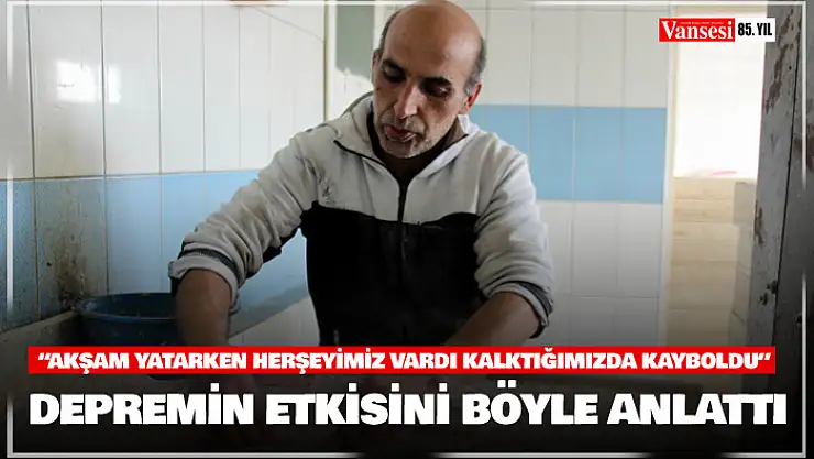 Depremzede Fırıncı Sefa Pemik: 'Akşam yatarken her şeyimiz vardı, kalktığımızda her şeyimiz kayboldu'