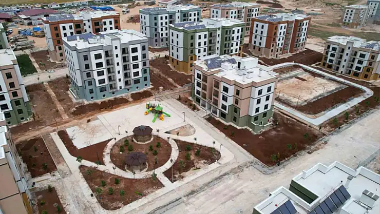 Depremzede konutları hızla yükseliyor