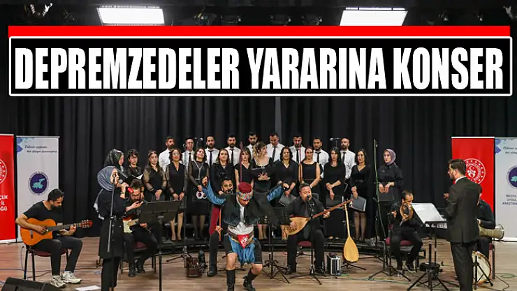 Depremzedeler yararına konser