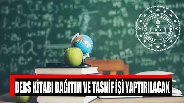 Ders kitabı dağıtım ve tasnif işi yaptırılacak