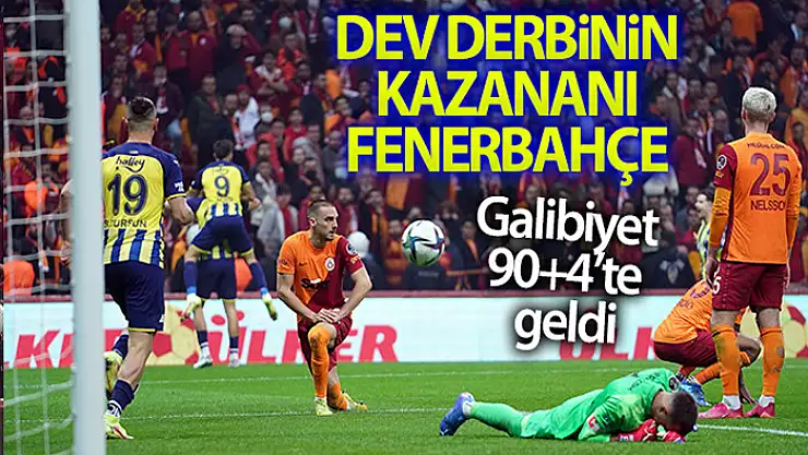 Dev derbinin kazananı Fenerbahçe