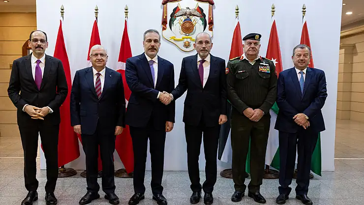 Dışişleri Bakanı Fidan, Ürdünlü mevkidaşı Safadi ile bir araya geldi