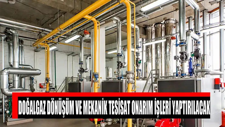 Doğalgaz dönüşüm ve mekanik tesisat onarım işleri yaptırılacak