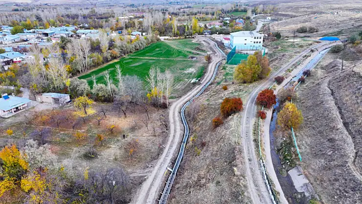 DSİ tarafından kırsal mahallelerde sulama kanalları yapılıyor