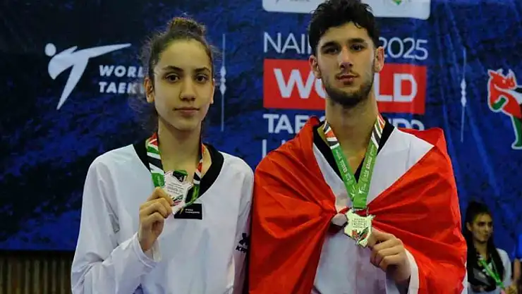 Dünya Ümitler Taekwondo Şampiyonası'nda millilerden iki gümüş