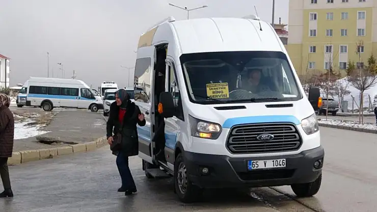 Edremit Belediyesi'nden ücretsiz ring servis hizmeti