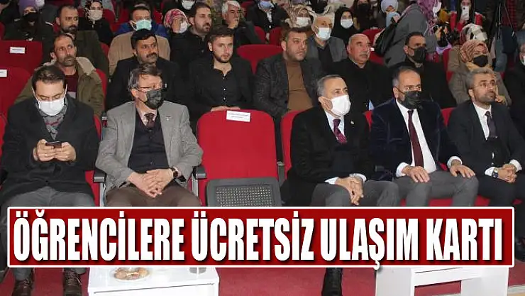Edremit Belediyesinden öğrencilere ücretsiz ulaşım kartı