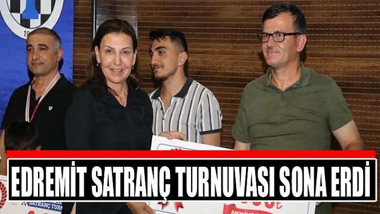 Edremit Satranç Turnuvası sona erdi