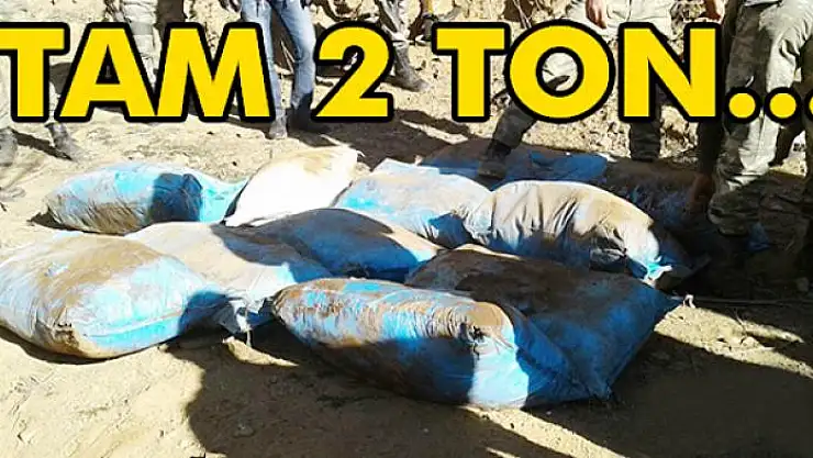 Hakkari'de 2 ton bomba yapımında kullanılan gübre ele geçirildi