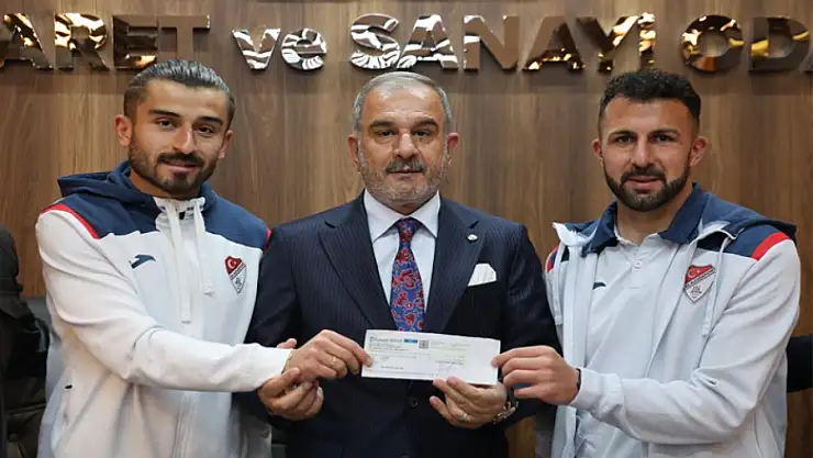 Elazığspor'a 10 milyon liralık çek