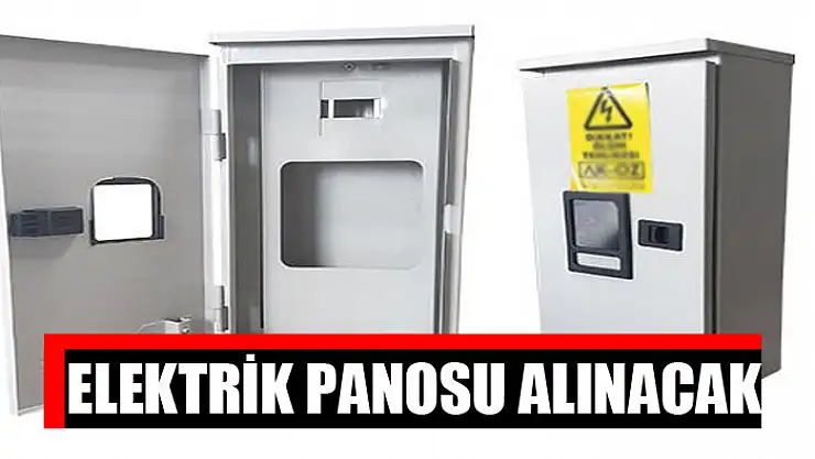 Elektrik panosu alınacak