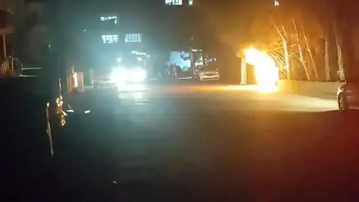 Elektrik panosu bomba gibi patladı