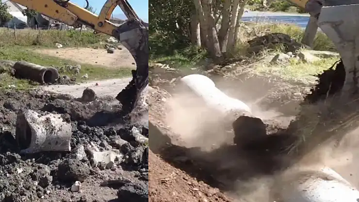 Erciş Belediyesi'nden su tahliyesi ve altyapı çalışmaları