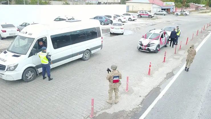 Erciş'te trafik denetimi