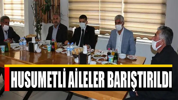Erciş'te husumetli aileler barıştırıldı
