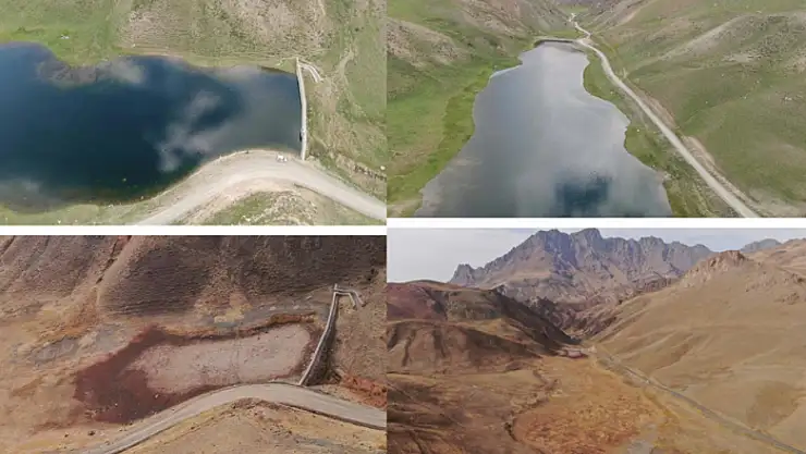 Erek Dağı'nın doğusundaki Antik Urartu Barajı kurudu