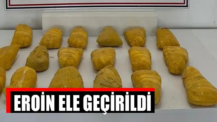 Eroin ele geçirildi