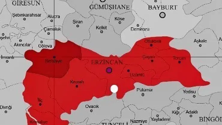 Erzincan'da 3.3 büyüklüğünde deprem