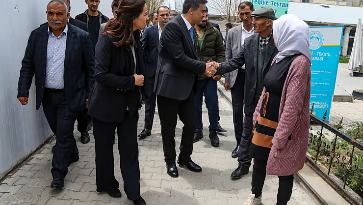 Eşbaşkanlardan Çaldıran'a ziyaret