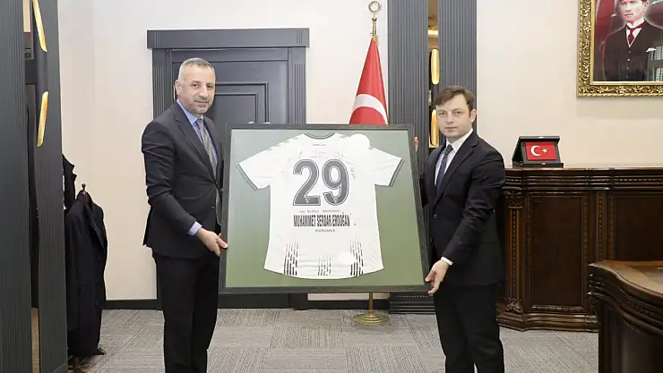 Eski Çat Başkan Yardımcısı Sarıgül'den Kaymakam Erdoğan'a ziyaret