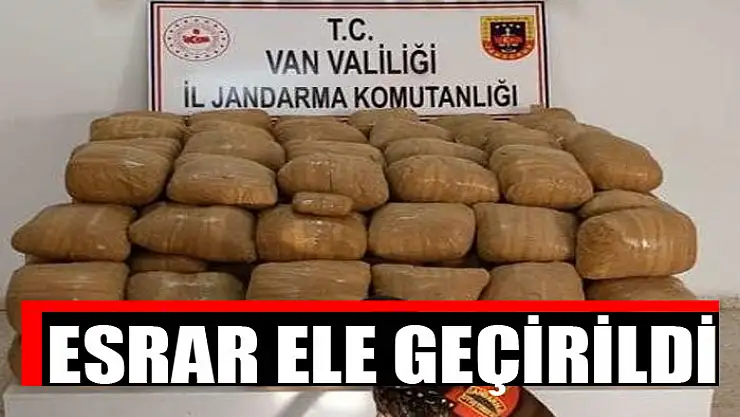 Esrar ele geçirildi