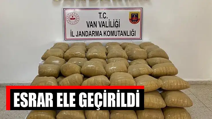 Esrar ele geçirildi