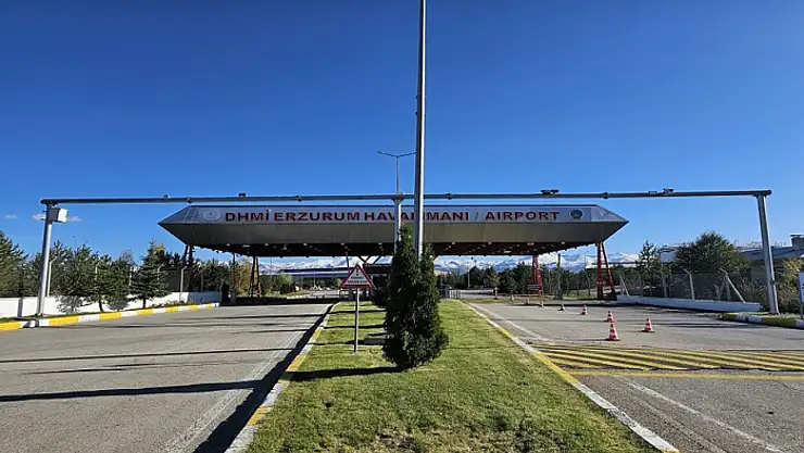 Eylül ayında Erzurum Havalimanı'nda 101 bin 980 yolcuya hizmet verildi