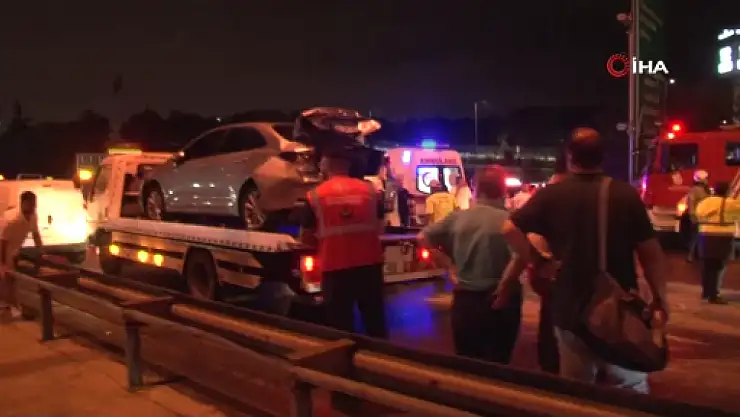 Feci kaza... 16 araç birbirine girdi: 6 yaralı
