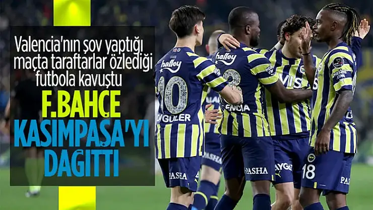 Fenerbahçe gol oldu yağdı