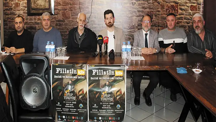 Filistinliler için dayanışma ve destek gecesi düzenlenecek