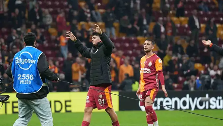 Galatasaray'da maç sonu üçlüsü Arda Ünyay'dan