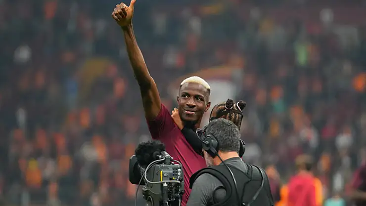 Galatasaray'ın, Şampiyonlar Ligi'ndeki en erken golü Osimhen'den