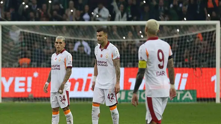 Galatasaray, Süper Lig'de 19 maç sonra mağlup oldu
